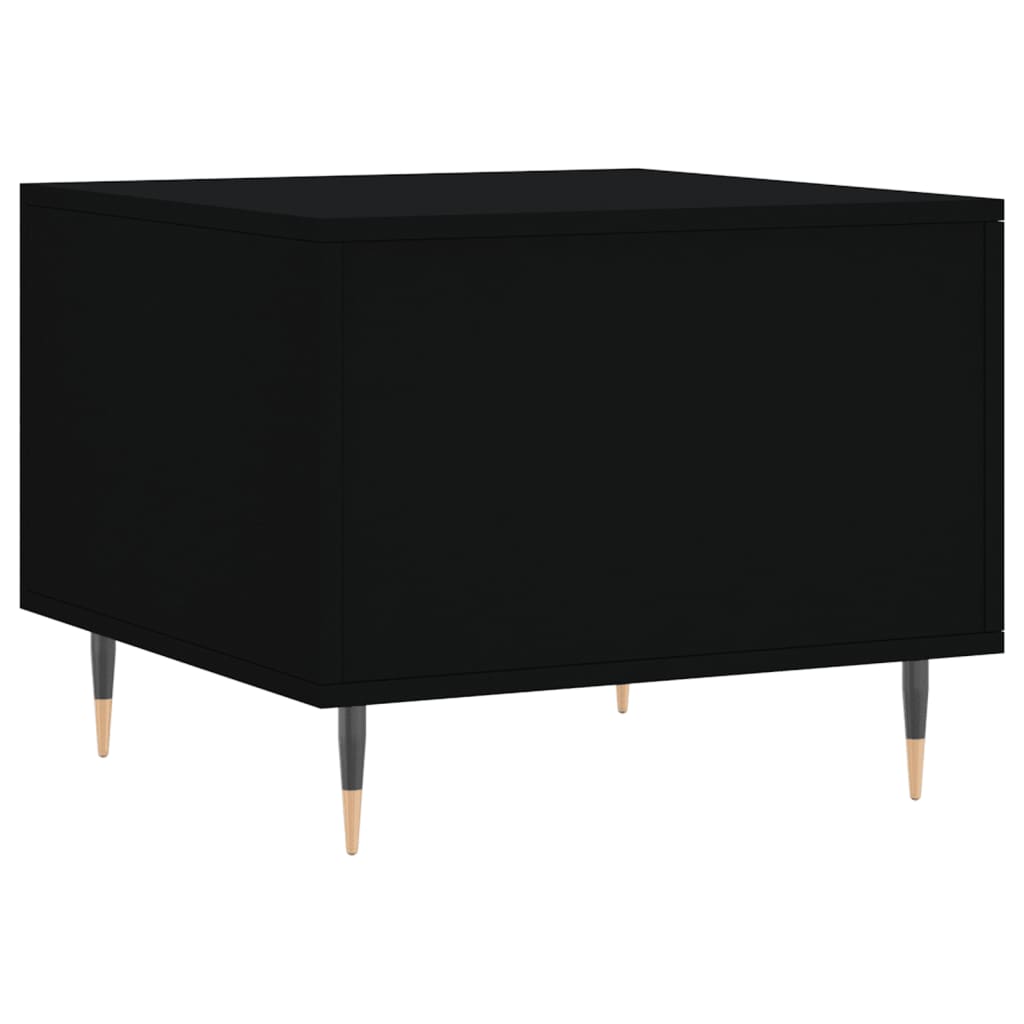 Coffee Table Black 50x50x40 cm Engineered Wood - Bargainia.com - 