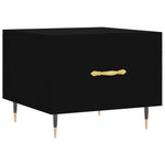 Coffee Table Black 50x50x40 cm Engineered Wood - Bargainia.com - 