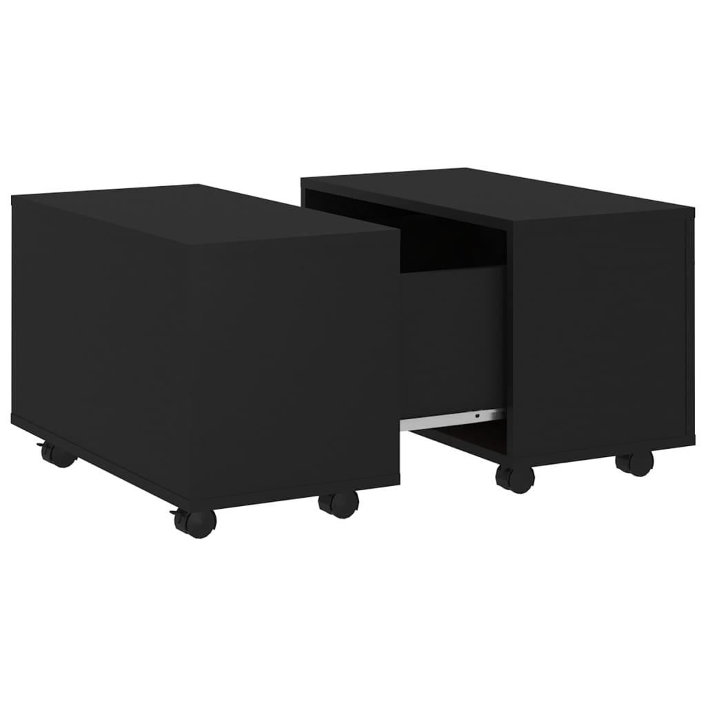 Coffee Table Black 60x60x38 cm Engineered Wood - Bargainia.com - 8720286560600 - 806859