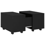 Coffee Table Black 60x60x38 cm Engineered Wood - Bargainia.com - 
