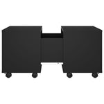 Coffee Table Black 60x60x38 cm Engineered Wood - Bargainia.com - 