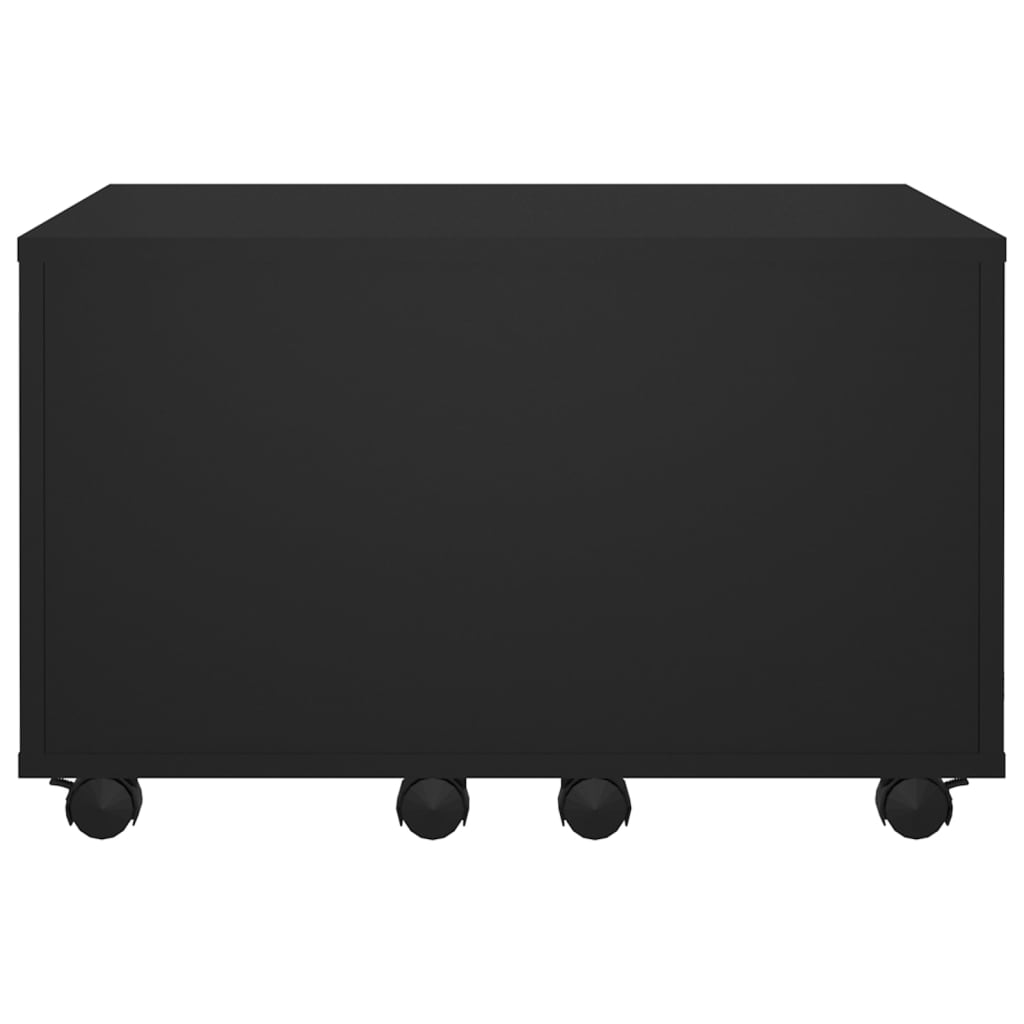 Coffee Table Black 60x60x38 cm Engineered Wood - Bargainia.com - 