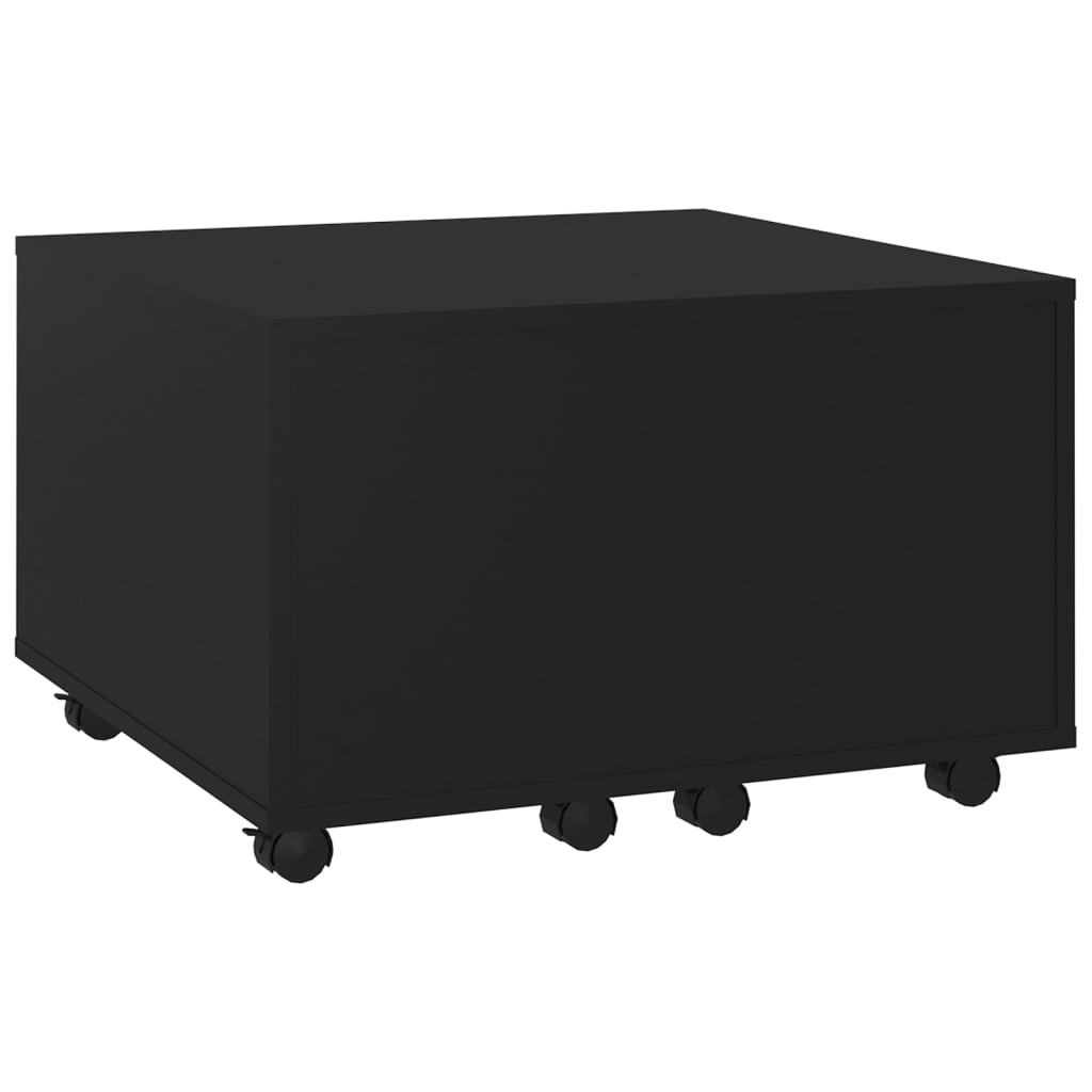 Coffee Table Black 60x60x38 cm Engineered Wood - Bargainia.com - 