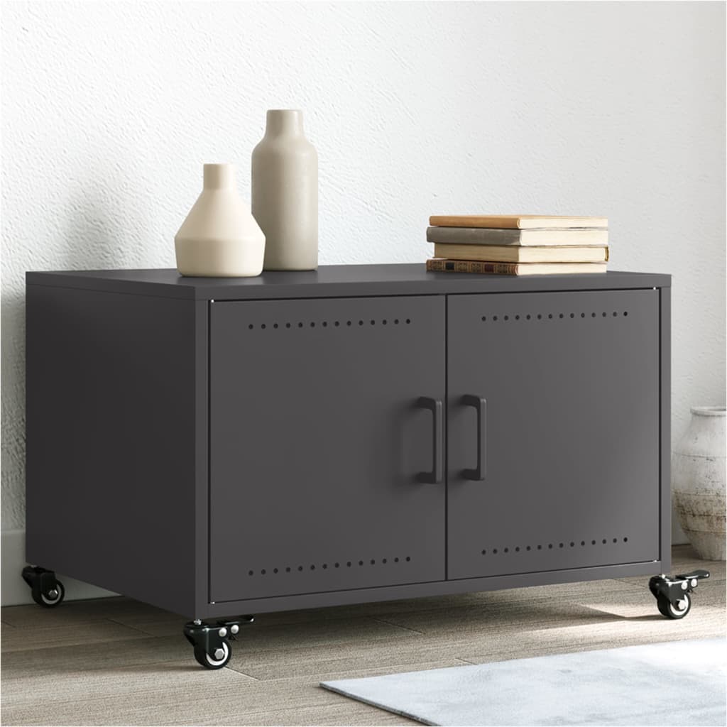 Coffee Table Black 68x50x43.5 cm Steel - Bargainia.com - 