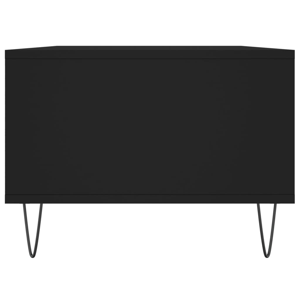 Coffee Table Black 90x50x36.5 cm Engineered Wood - Bargainia.com - 