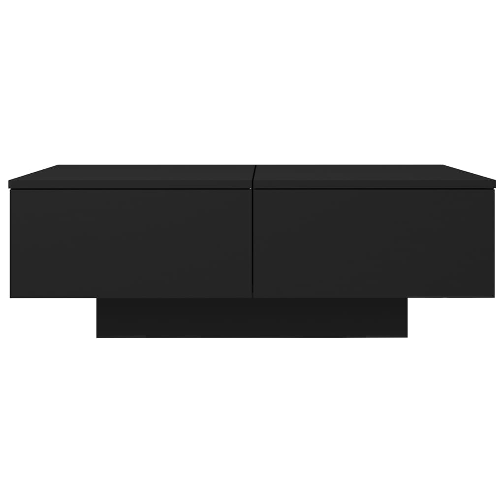 Coffee Table Black 90x60x31 cm Engineered Wood - Bargainia.com - 