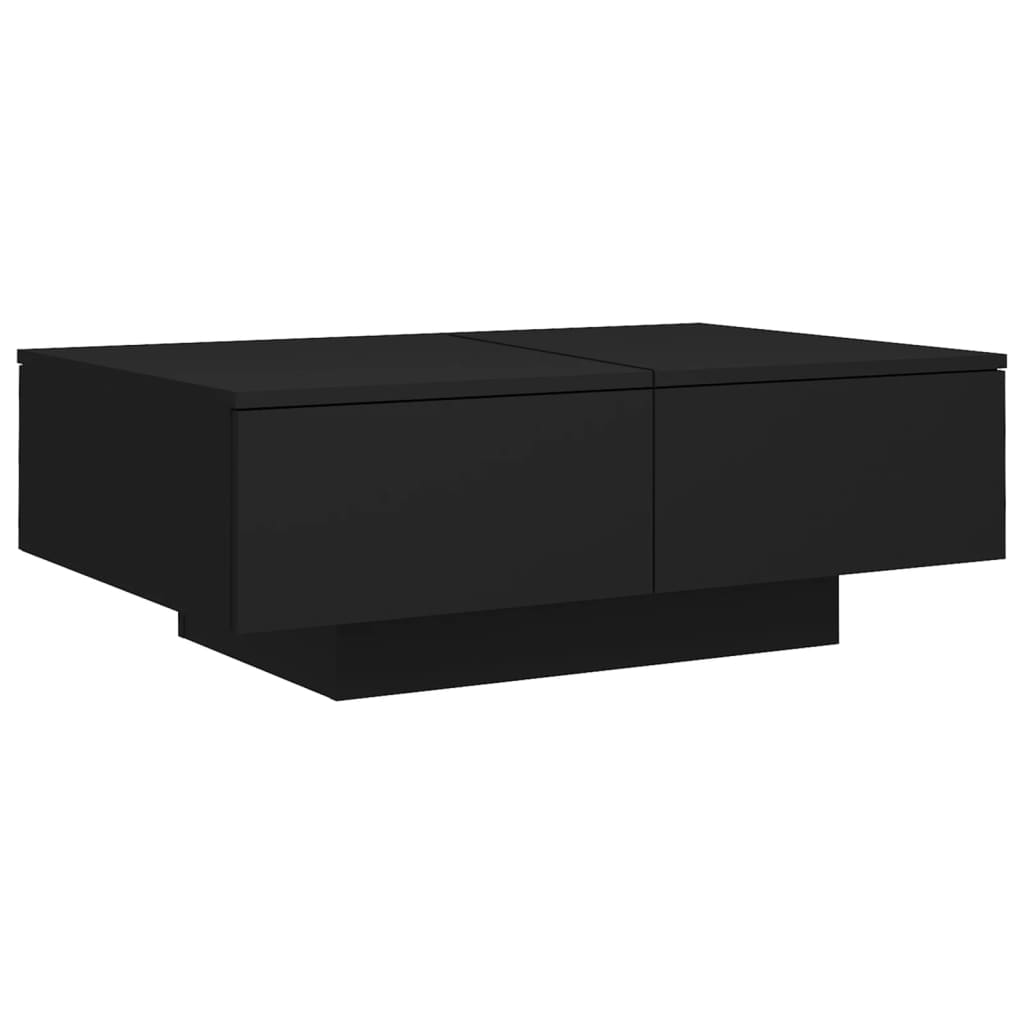 Coffee Table Black 90x60x31 cm Engineered Wood - Bargainia.com - 