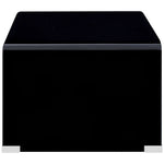 Coffee Table Black 98x45x31 cm Tempered Glass - Bargainia.com - 
