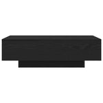 Coffee Table Black oak 100 x 49.5 x 31 cm Engineered wood - Bargainia.com - 