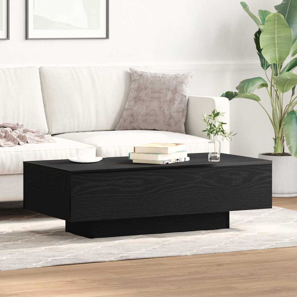 Coffee Table Black oak 100 x 49.5 x 31 cm Engineered wood - Bargainia.com - 8721158769732 - 862573