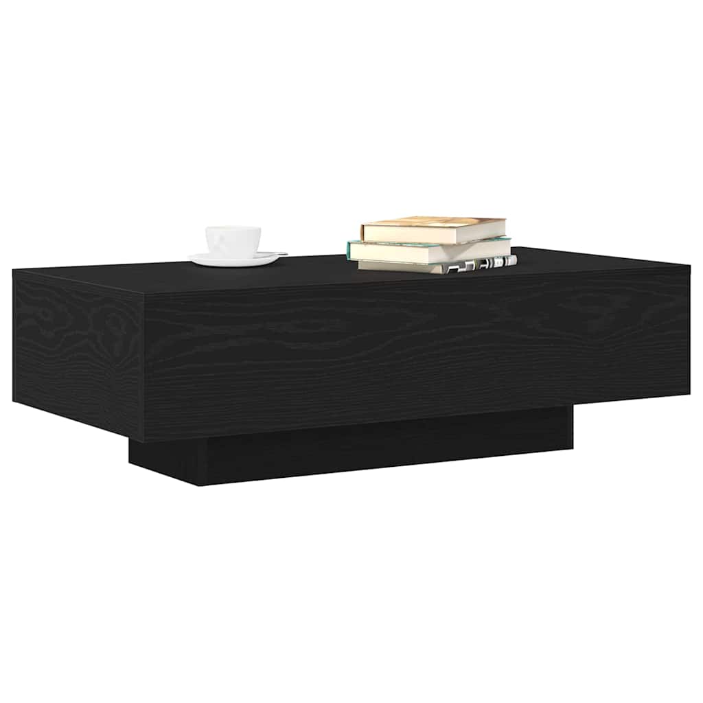 Coffee Table Black oak 100 x 49.5 x 31 cm Engineered wood - Bargainia.com - 