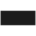 Coffee Table Black with Black Glass 120x50x35 cm - Bargainia.com - 