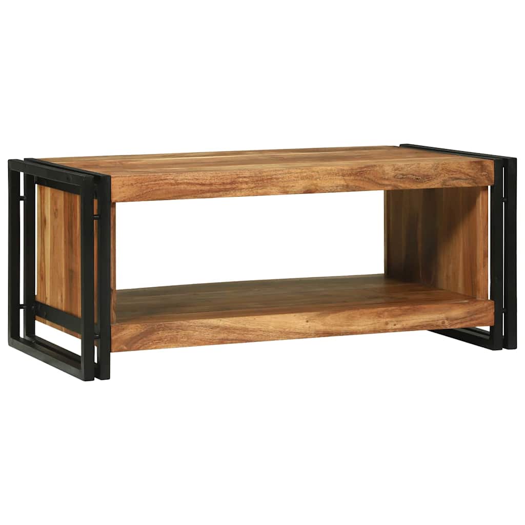 Coffee Table Brown 90 x 50 x 38 cm Solid acacia wood - Bargainia.com - 