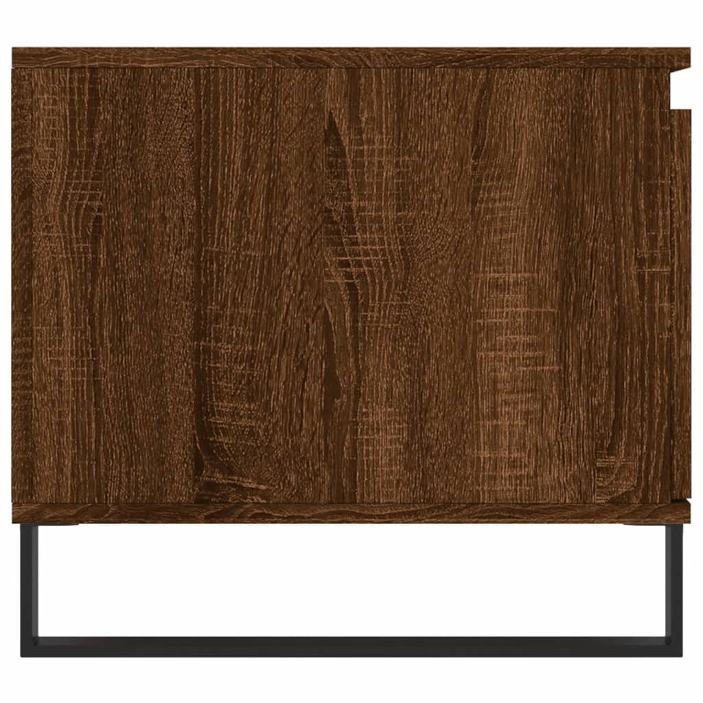 Coffee Table Brown Oak 100x50x45 cm Engineered Wood - Bargainia.com - 