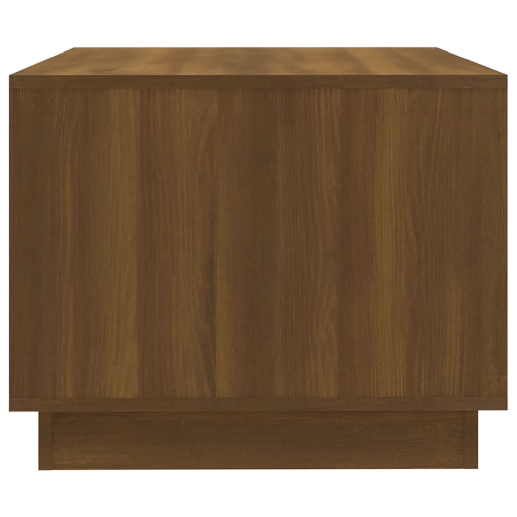 Coffee Table Brown Oak 102.5x55x44 cm Engineered Wood - Bargainia.com - 