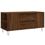 Coffee Table Brown Oak 102x44.5x50 cm Engineered Wood - Bargainia.com - 