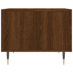 Coffee Table Brown Oak 50x50x40 cm Engineered Wood - Bargainia.com - 