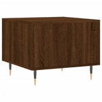 Coffee Table Brown Oak 50x50x40 cm Engineered Wood - Bargainia.com - 