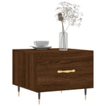 Coffee Table Brown Oak 50x50x40 cm Engineered Wood - Bargainia.com - 