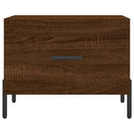 Coffee Table Brown Oak 50x50x40 cm Engineered Wood - Bargainia.com - 