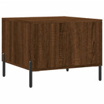 Coffee Table Brown Oak 50x50x40 cm Engineered Wood - Bargainia.com - 
