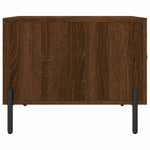 Coffee Table Brown Oak 50x50x40 cm Engineered Wood - Bargainia.com - 