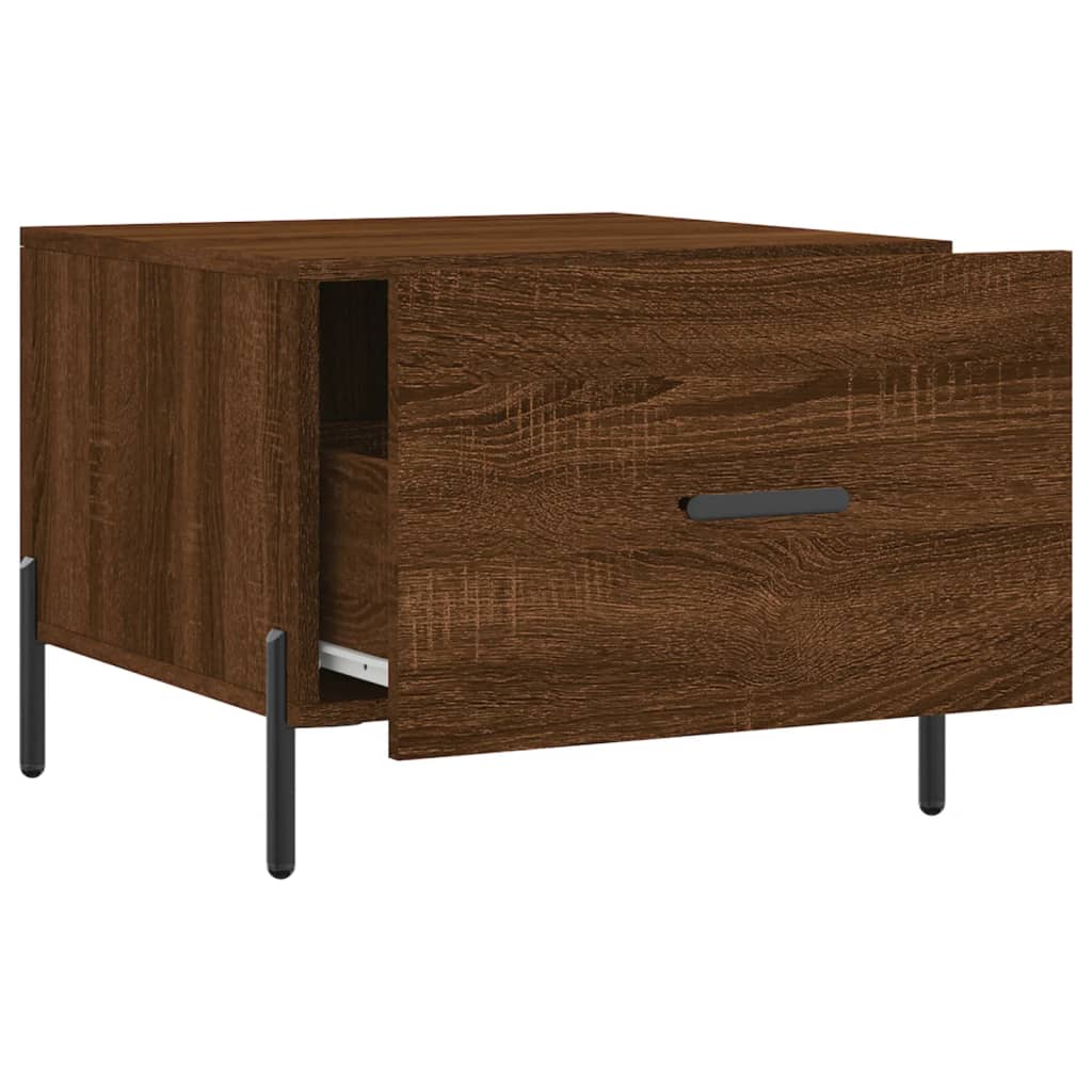 Coffee Table Brown Oak 50x50x40 cm Engineered Wood - Bargainia.com - 8720845428877 - 829426