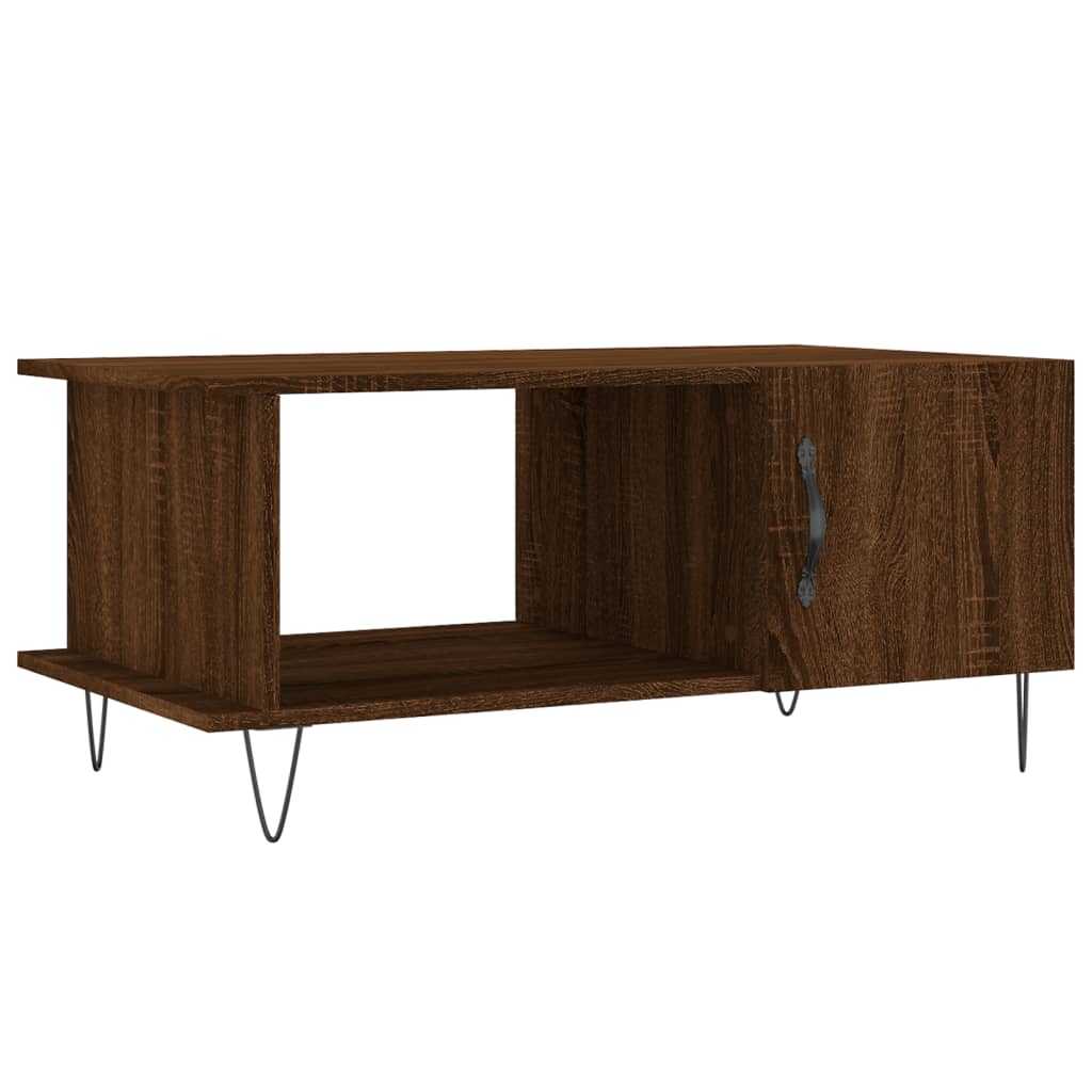 Coffee Table Brown Oak 90x50x40 cm Engineered Wood - Bargainia.com - 8720845429522 - 829491