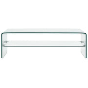 Coffee Table Clear 98x45x31 cm Tempered Glass - Bargainia.com - 8719883714257 - 284745