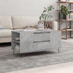 Coffee Table Concrete Grey 102x44.5x50 cm Engineered Wood - Bargainia.com - 