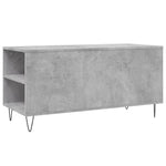 Coffee Table Concrete Grey 102x44.5x50 cm Engineered Wood - Bargainia.com - 