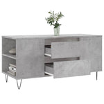 Coffee Table Concrete Grey 102x44.5x50 cm Engineered Wood - Bargainia.com - 