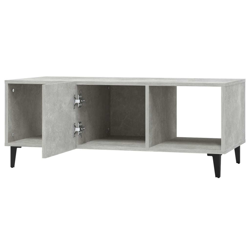 Coffee Table Concrete Grey 102x50x40 cm Engineered Wood - Bargainia.com - 8720287082507 - 812703