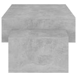 Coffee Table Concrete Grey 105x55x32 cm Engineered Wood - Bargainia.com - 