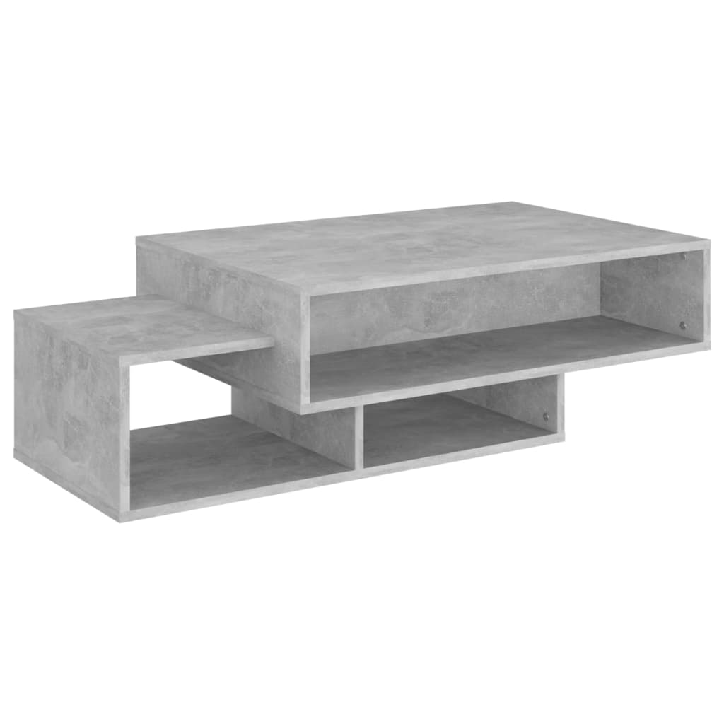 Coffee Table Concrete Grey 105x55x32 cm Engineered Wood - Bargainia.com - 