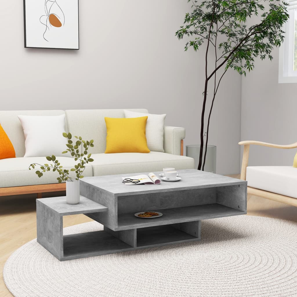 Coffee Table Concrete Grey 105x55x32 cm Engineered Wood - Bargainia.com - 8720286610640 - 808526