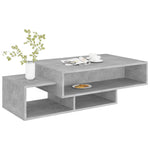 Coffee Table Concrete Grey 105x55x32 cm Engineered Wood - Bargainia.com - 