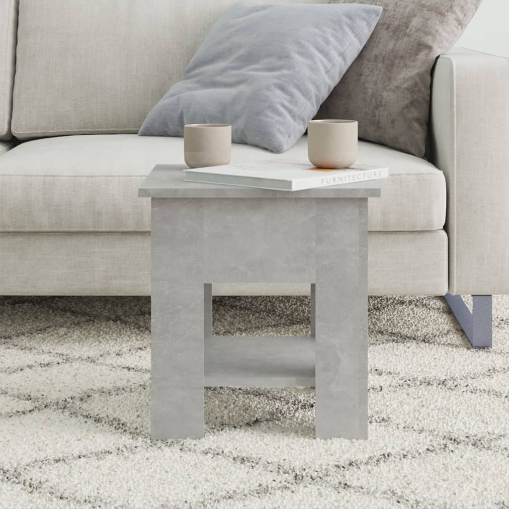 Coffee Table Concrete Grey 40x40x42 cm Engineered Wood - Bargainia.com - 8720286836170 - 810275