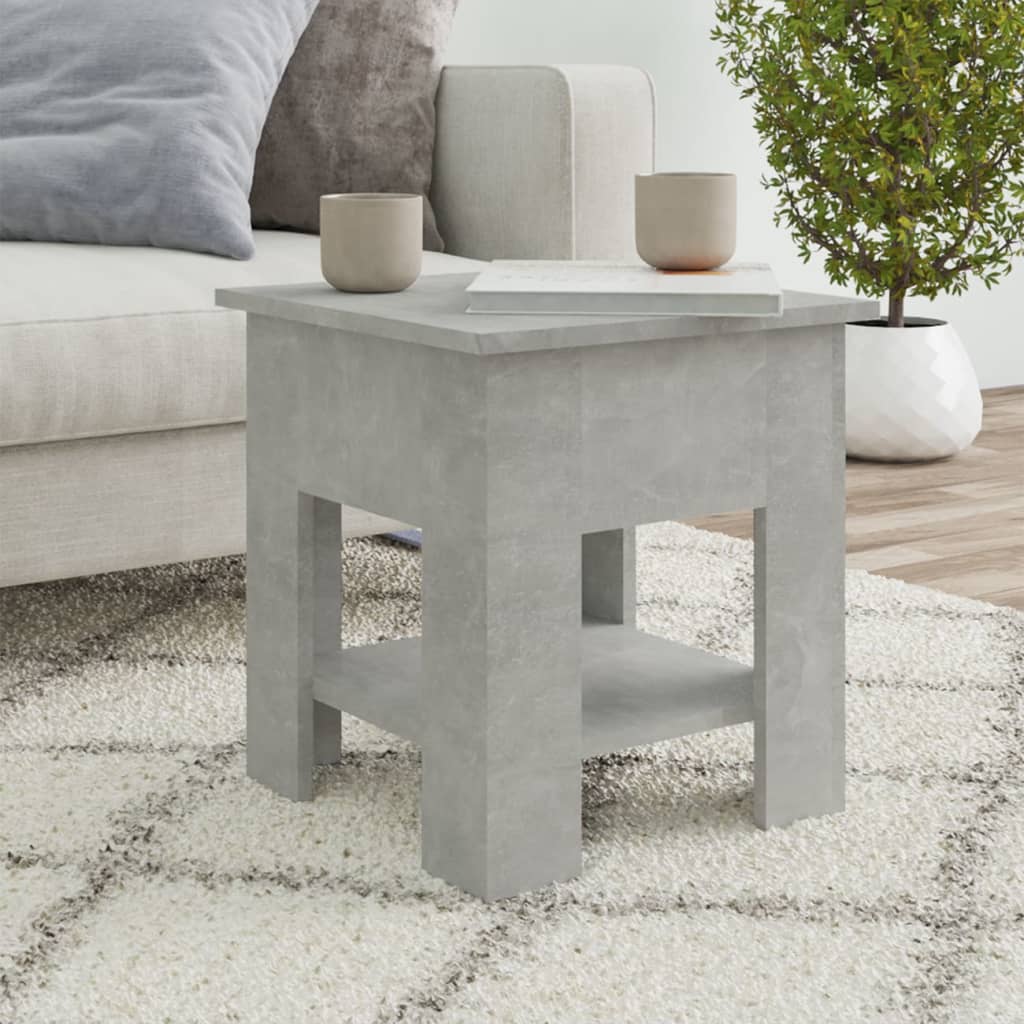 Coffee Table Concrete Grey 40x40x42 cm Engineered Wood - Bargainia.com - 8720286836170 - 810275