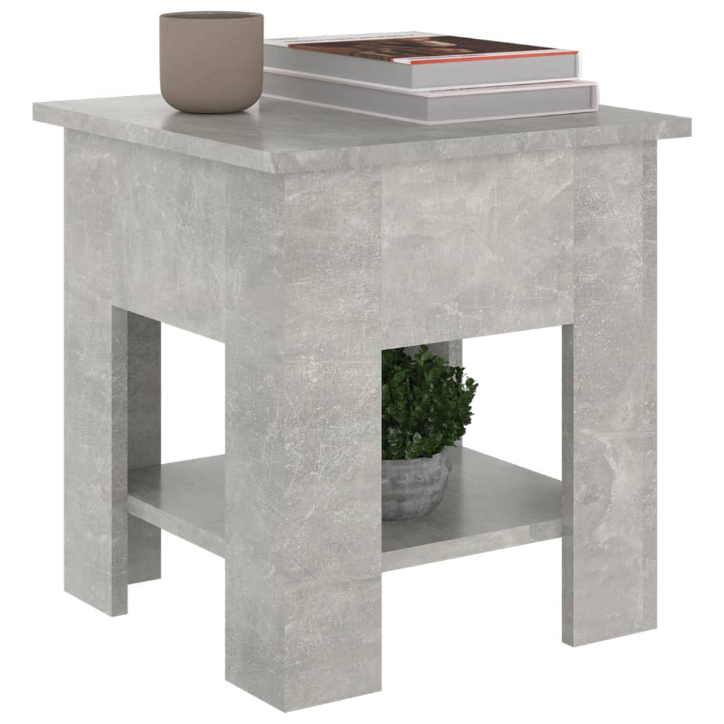 Coffee Table Concrete Grey 40x40x42 cm Engineered Wood - Bargainia.com - 8720286836170 - 810275
