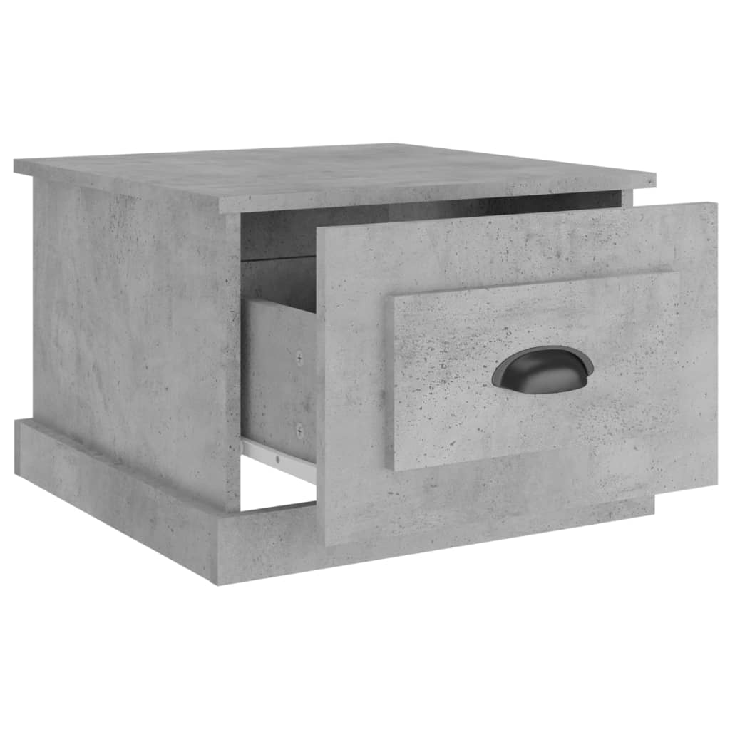 Coffee Table Concrete Grey 50x50x35 cm Engineered Wood - Bargainia.com - 