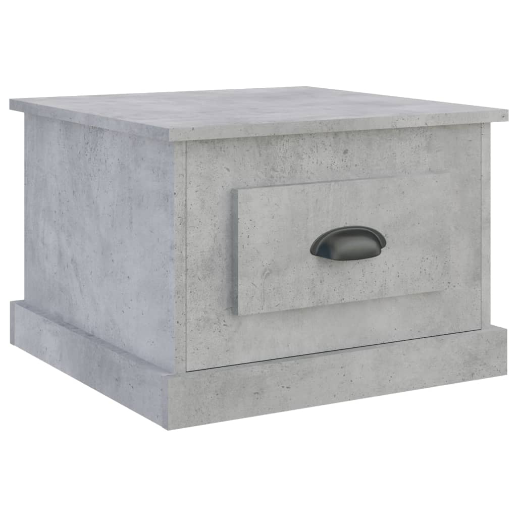 Coffee Table Concrete Grey 50x50x35 cm Engineered Wood - Bargainia.com - 
