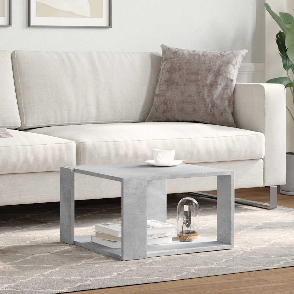 Coffee Table Concrete Grey 51.5x51.5x30 cm Engineered Wood - Bargainia.com - 8721102815614 - 848139