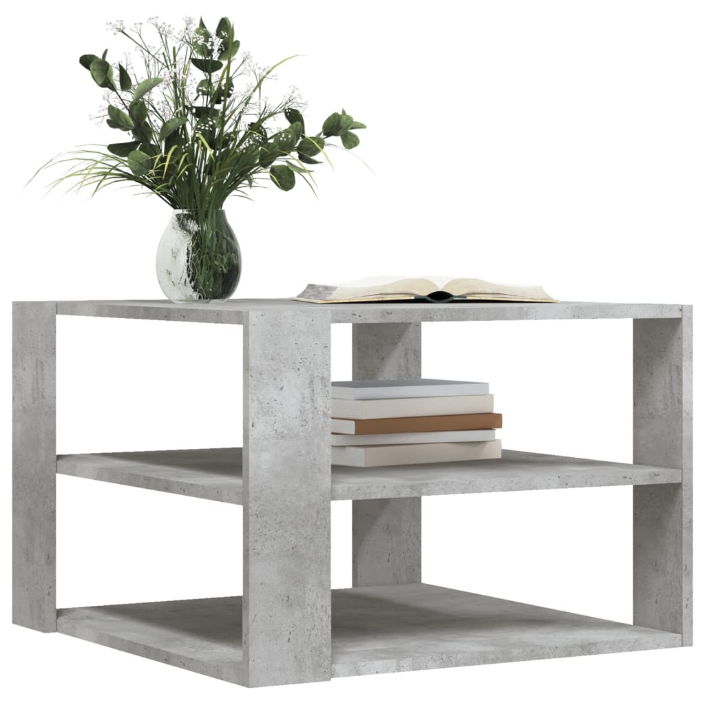Coffee Table Concrete Grey 59.5x59.5x40 cm Engineered Wood - Bargainia.com - 8720845925208 - 834249