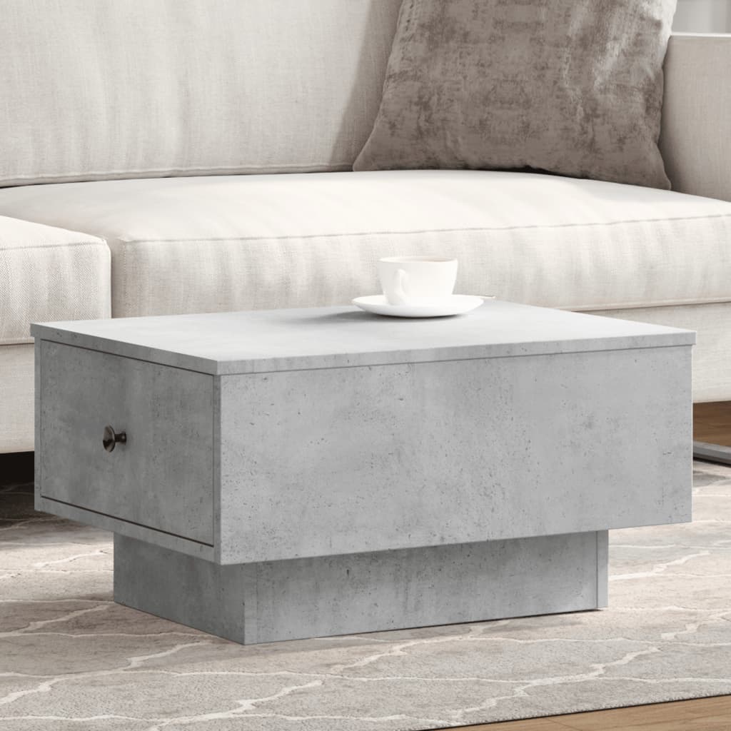 Coffee Table Concrete Grey 60x45x31 cm Engineered Wood - Bargainia.com - 