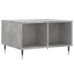 Coffee Table Concrete Grey 60x50x36.5 cm Engineered Wood - Bargainia.com - 
