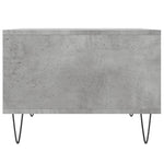 Coffee Table Concrete Grey 60x50x36.5 cm Engineered Wood - Bargainia.com - 