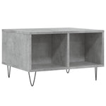 Coffee Table Concrete Grey 60x50x36.5 cm Engineered Wood - Bargainia.com - 
