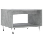 Coffee Table Concrete Grey 60x50x40 cm Engineered Wood - Bargainia.com - 