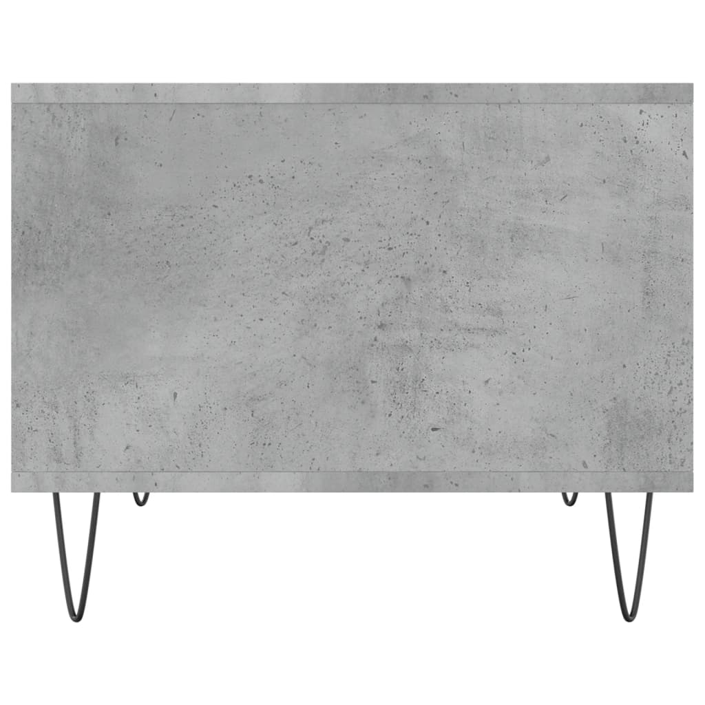 Coffee Table Concrete Grey 60x50x40 cm Engineered Wood - Bargainia.com - 